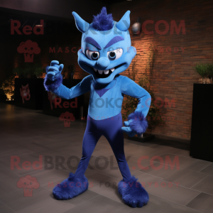 Blue Devil maskot kostume...