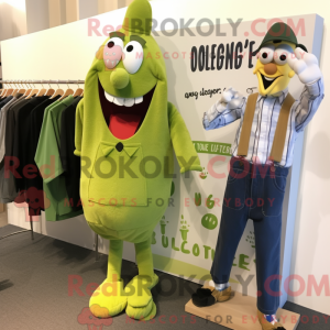 Maskot karakter af en Olive...