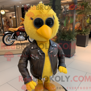 Mascot character of a Lemon...