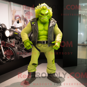 Mascot character of a Lime...
