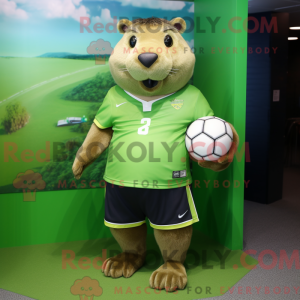 Mascot character of a Lime...