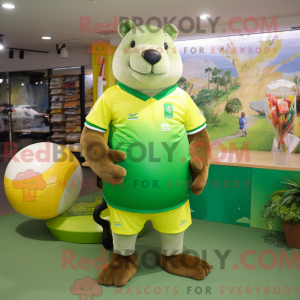 Mascot character of a Lime...