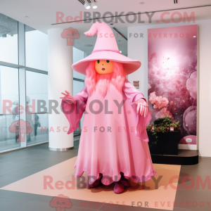 Mascot character of a Pink...