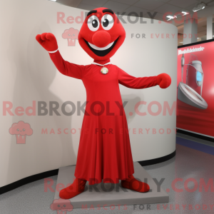 Mascot character of a Red...