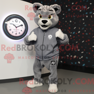 Mascot character of a Gray...