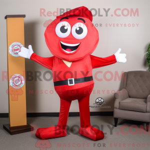 Mascot character of a Red...