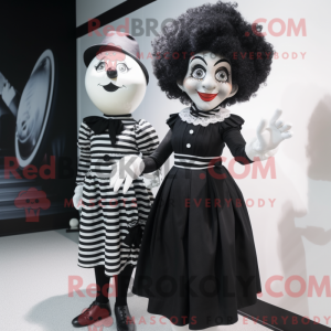 Mascot character of a Black...