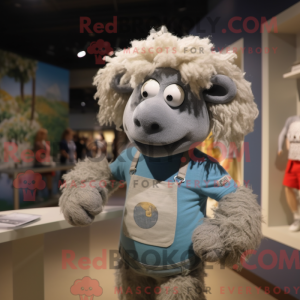 Mascot character of a Gray...