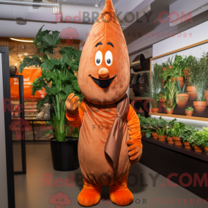 Mascot karakter van een...