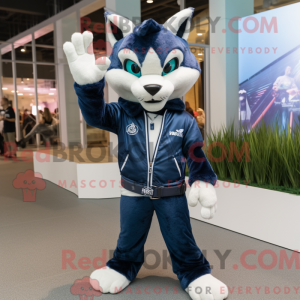 Mascot character of a Navy...