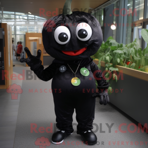 Mascot character of a Black...