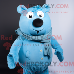 Postava maskota Sky Blue...
