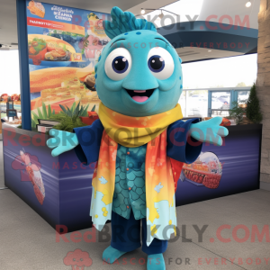 Mascot karakter van een...