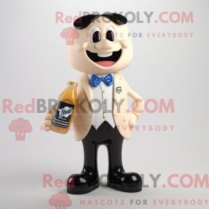 Mascot character of a Beige...