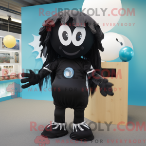 Mascot character of a Black...