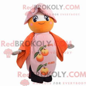 Mascot character of a Peach...
