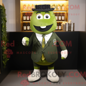 Mascot character of a Olive...