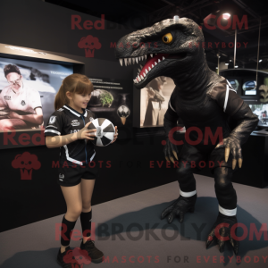 Mascot character of a Black...