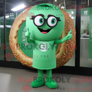 Mascot character of a Green...