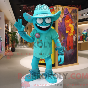 Personagem de máscara de um...