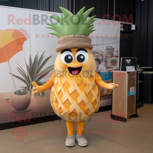 Tan Pineapple mascotte...