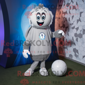 Mascot character of a Gray...