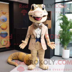 Mascottefiguur van een...