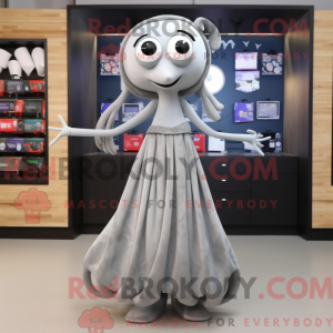 Mascot character of a Gray...