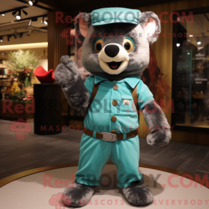 Maskot karakter af en...