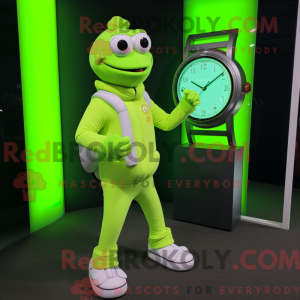 Mascot character of a Lime...