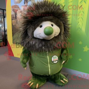 Mascot character of a Olive...