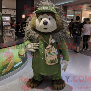 Mascot character of a Olive...