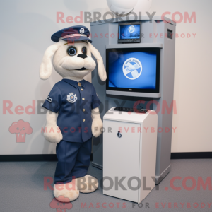 Maskotfigur af en Navy...