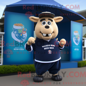 Maskottchen eines Navy Beef...