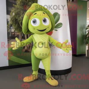Mascot character of a Olive...