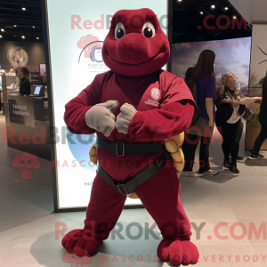 Mascot character of a...