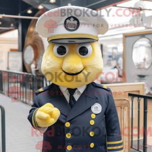 Maskot postava Navy Lemon...