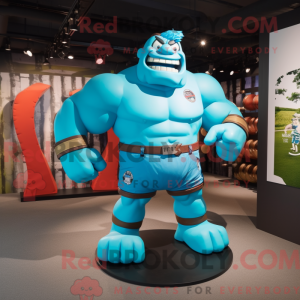 Mascot character of a...