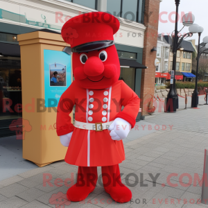Mascot character of a Red...