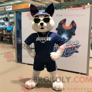 Mascot character of a Navy...