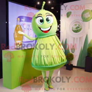 Mascot character of a Olive...