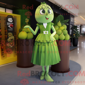 Mascot character of a Olive...