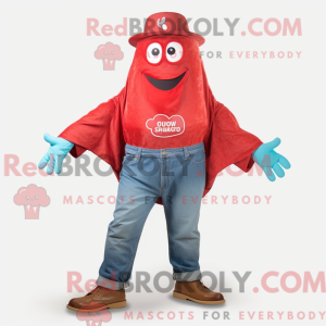 Mascot character of a Red...