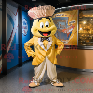 Mascottefiguur van een Gold...