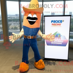 Mascot character of a Peach...