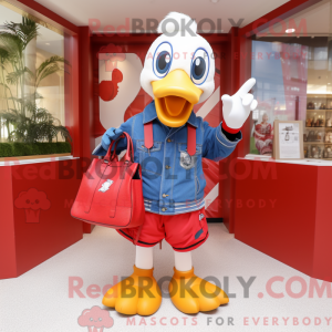 Mascot character of a Red...