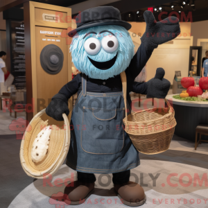 Mascot character of a Black...