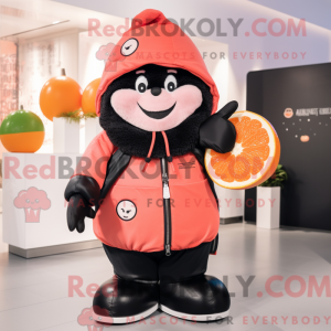 Mascot character of a Black...