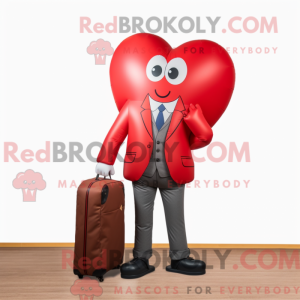 Postava maskota s balónky...