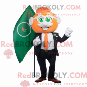 Mascot character of a Peach...